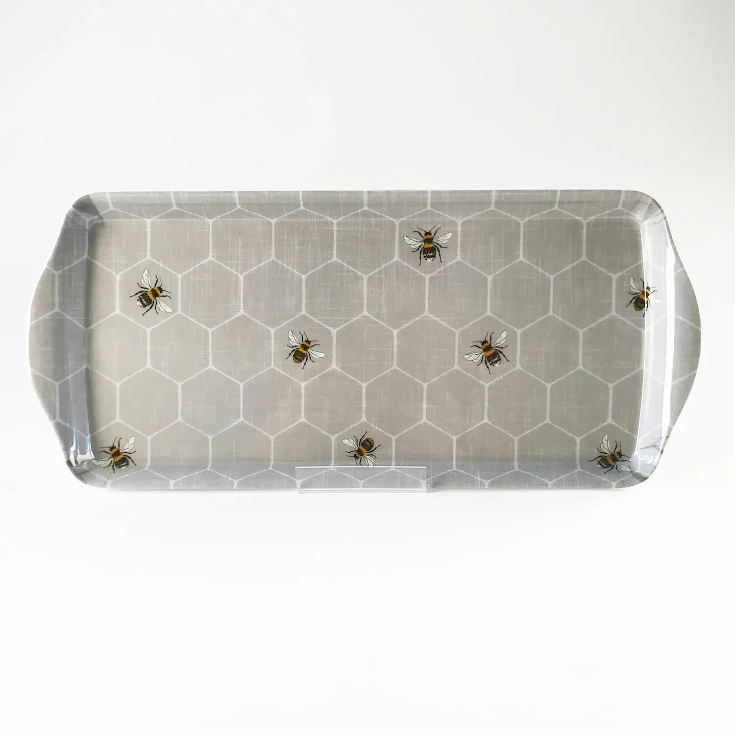 Bee Long Drinks Tray - Honeycomb Design image