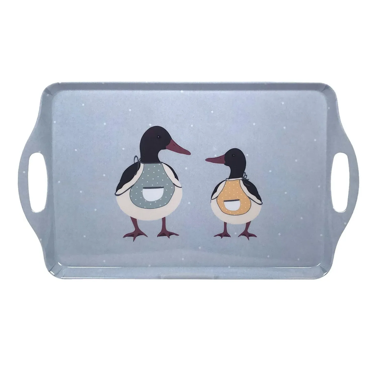Duck and Drake Handled Tea Tray image
