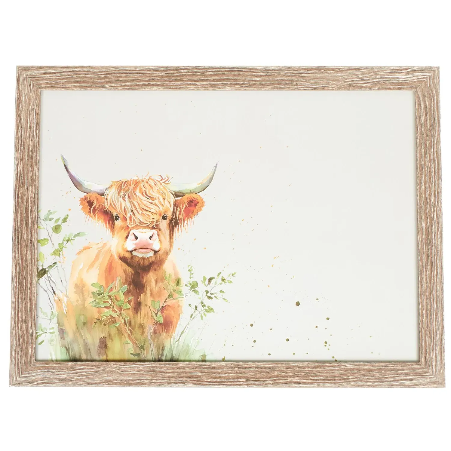 Highland Cow Cushion Lap Tray image