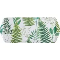 Botanical Fern Long Drinks Tray - Green, Melamine