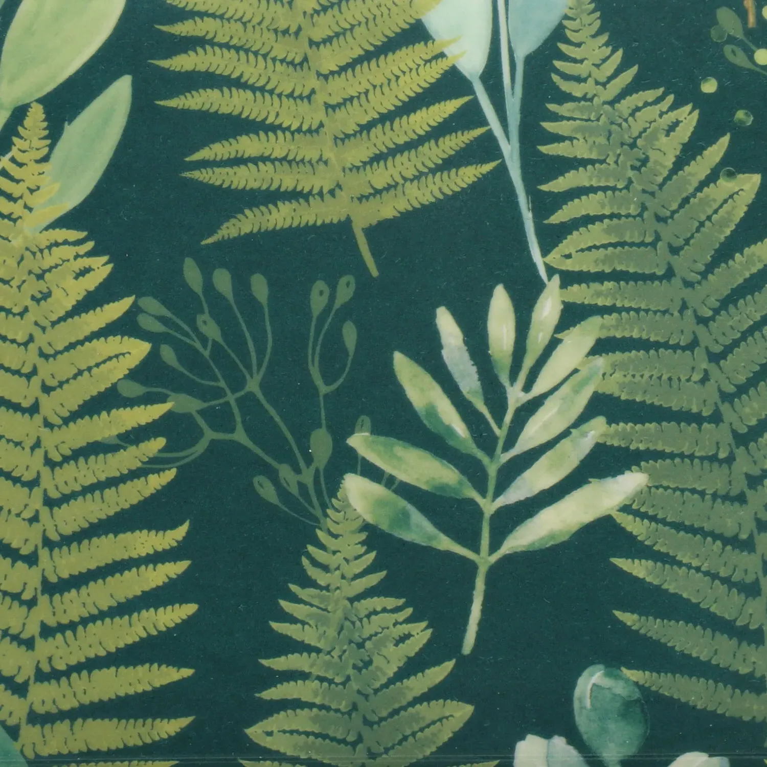 Botanical Fern Mini Trinket Tray - Green, Melamine