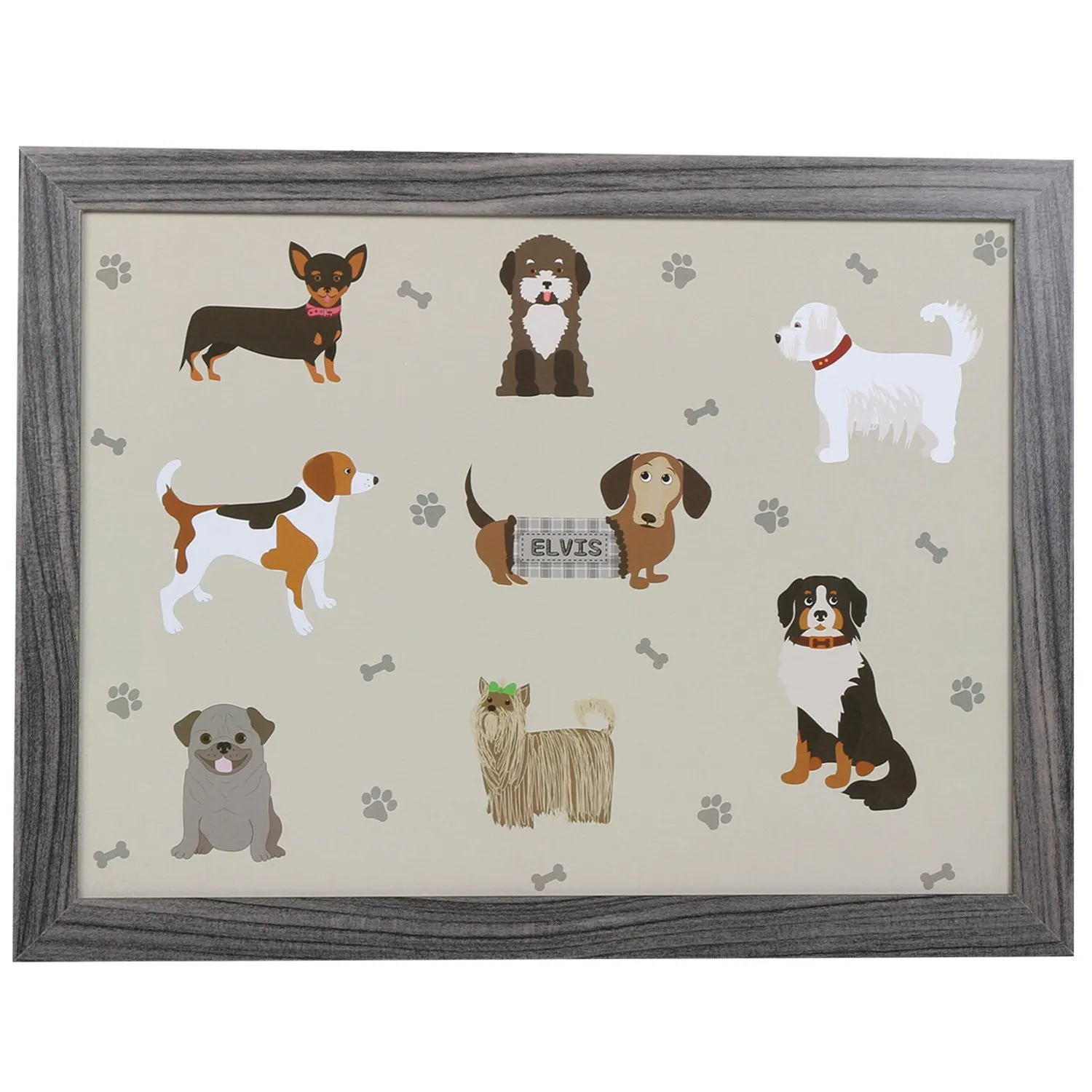 Dog Lap Tray with Cushion