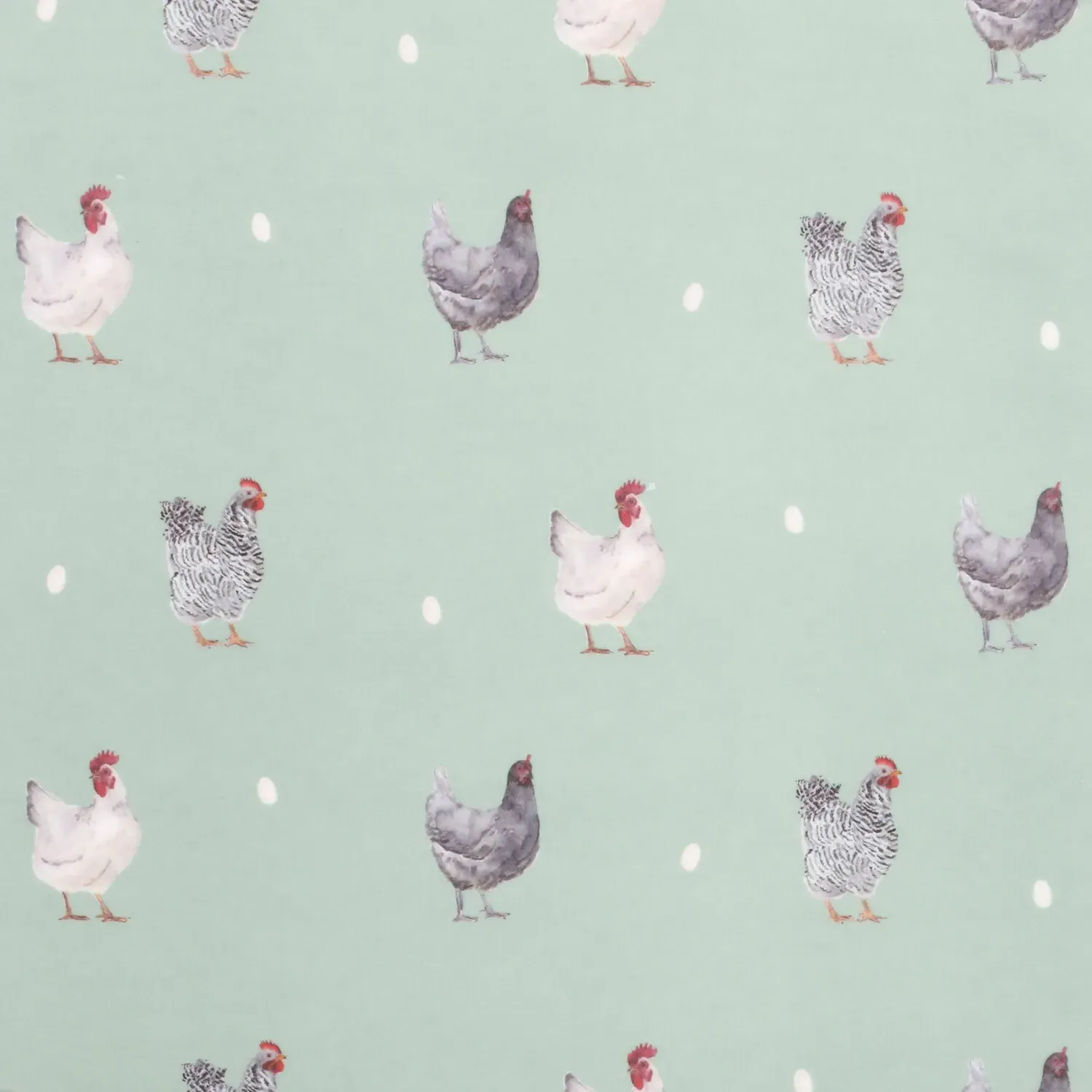 Farm Chickens Large Tray - Blue