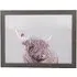 Highland Cow Lap Tray - Grey