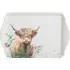 Highland Cow Mini Trinket Tray - White, Melamine