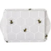 Honeycomb Bee Mini Trinket Tray - Grey, Melamine
