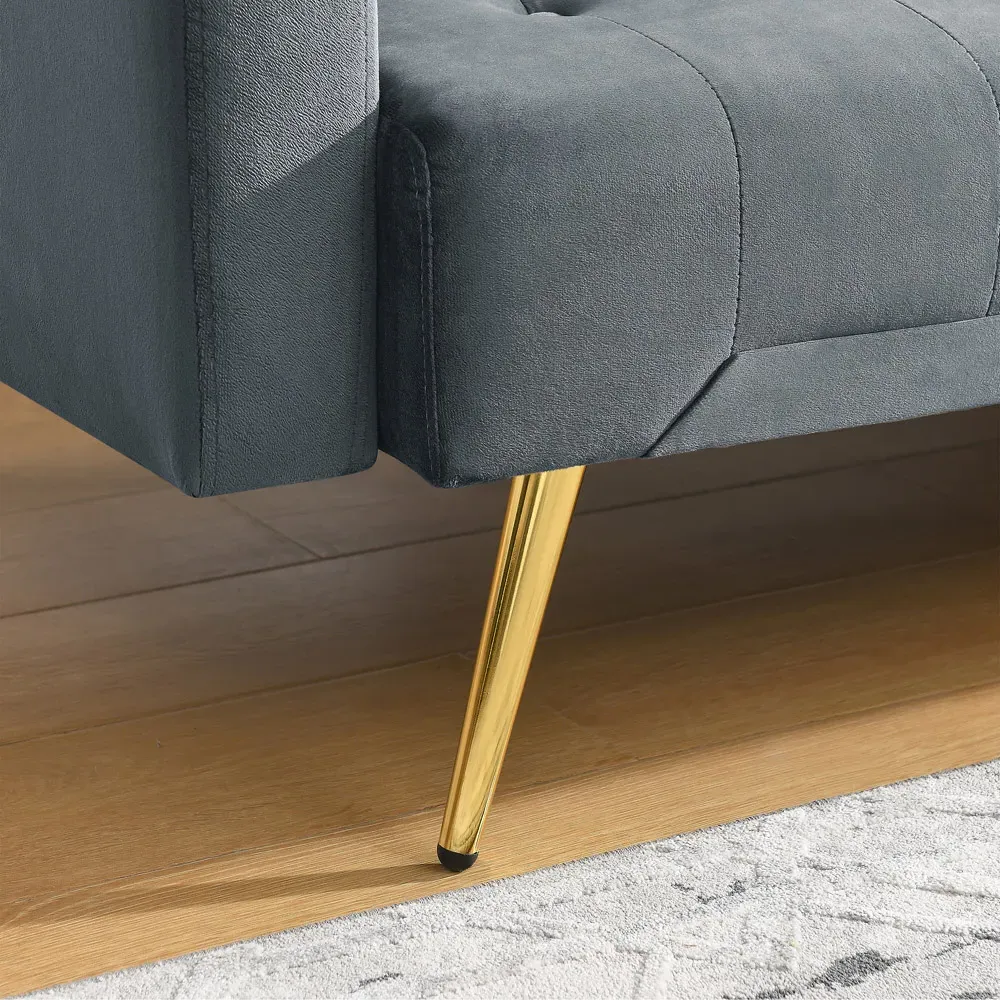 Olivia 3-Seater Sofa Bed - Slate Grey