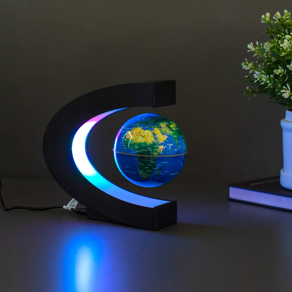 Floating Globe Light - Black