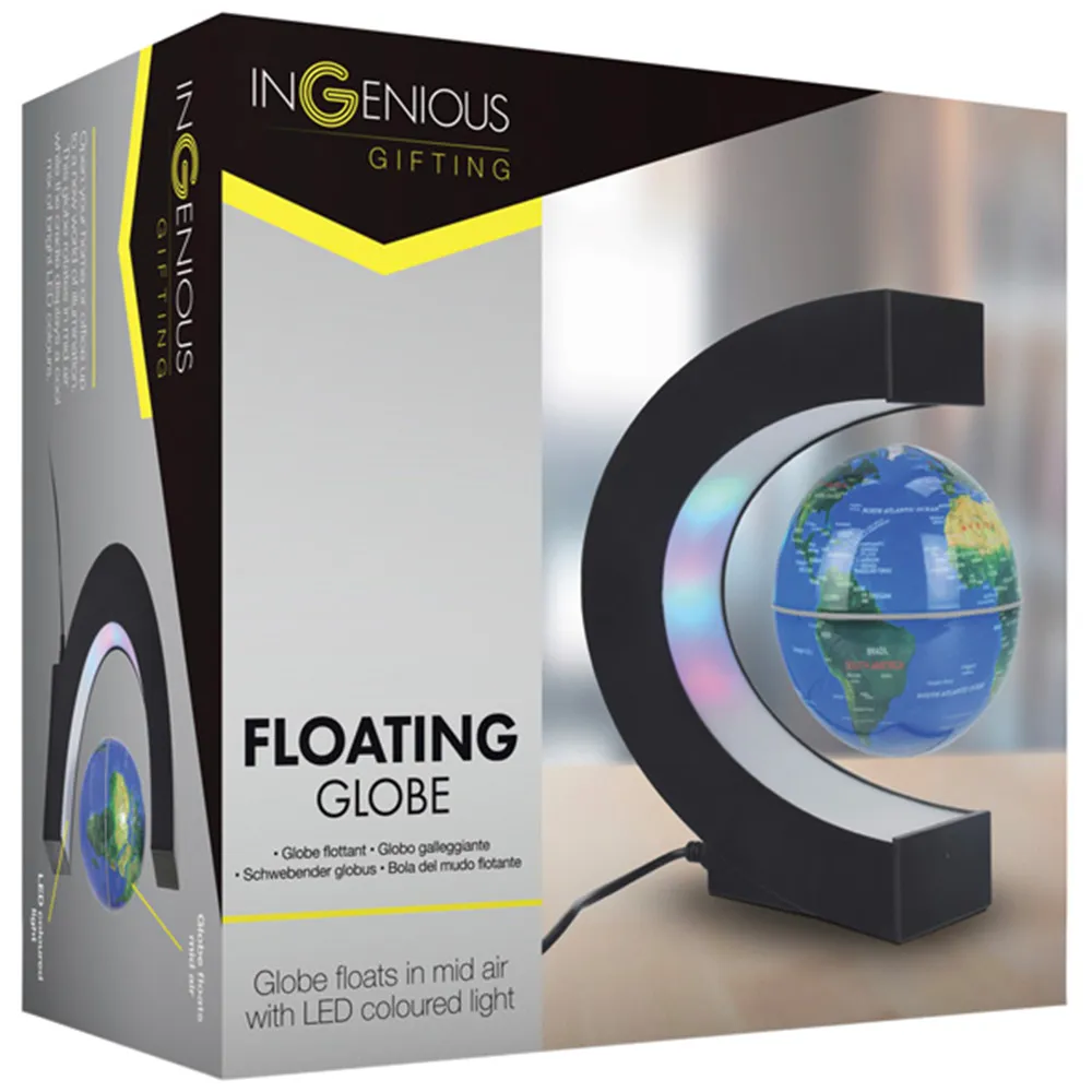 Floating Globe Light - Black