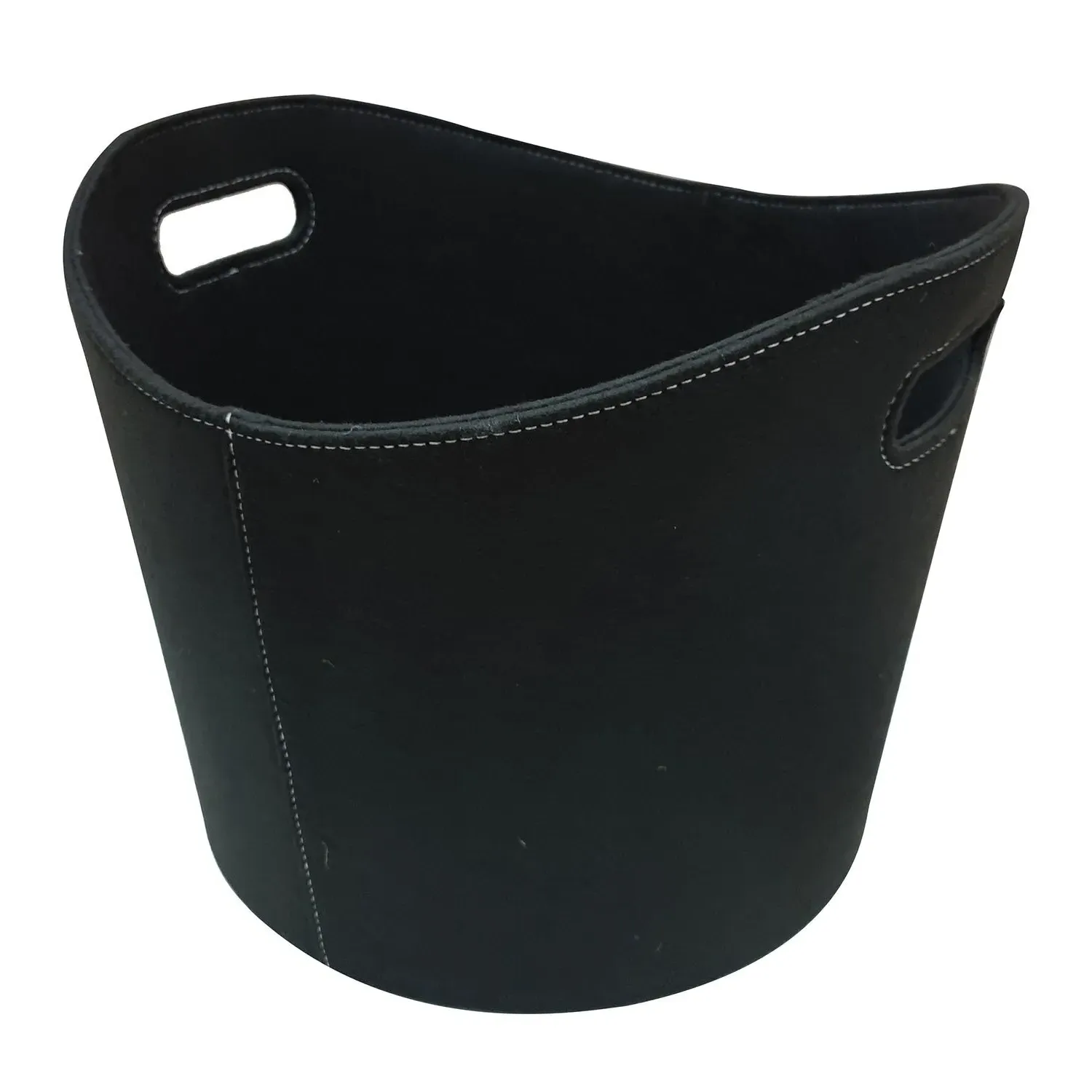 Firewood Felt Basket - Black image