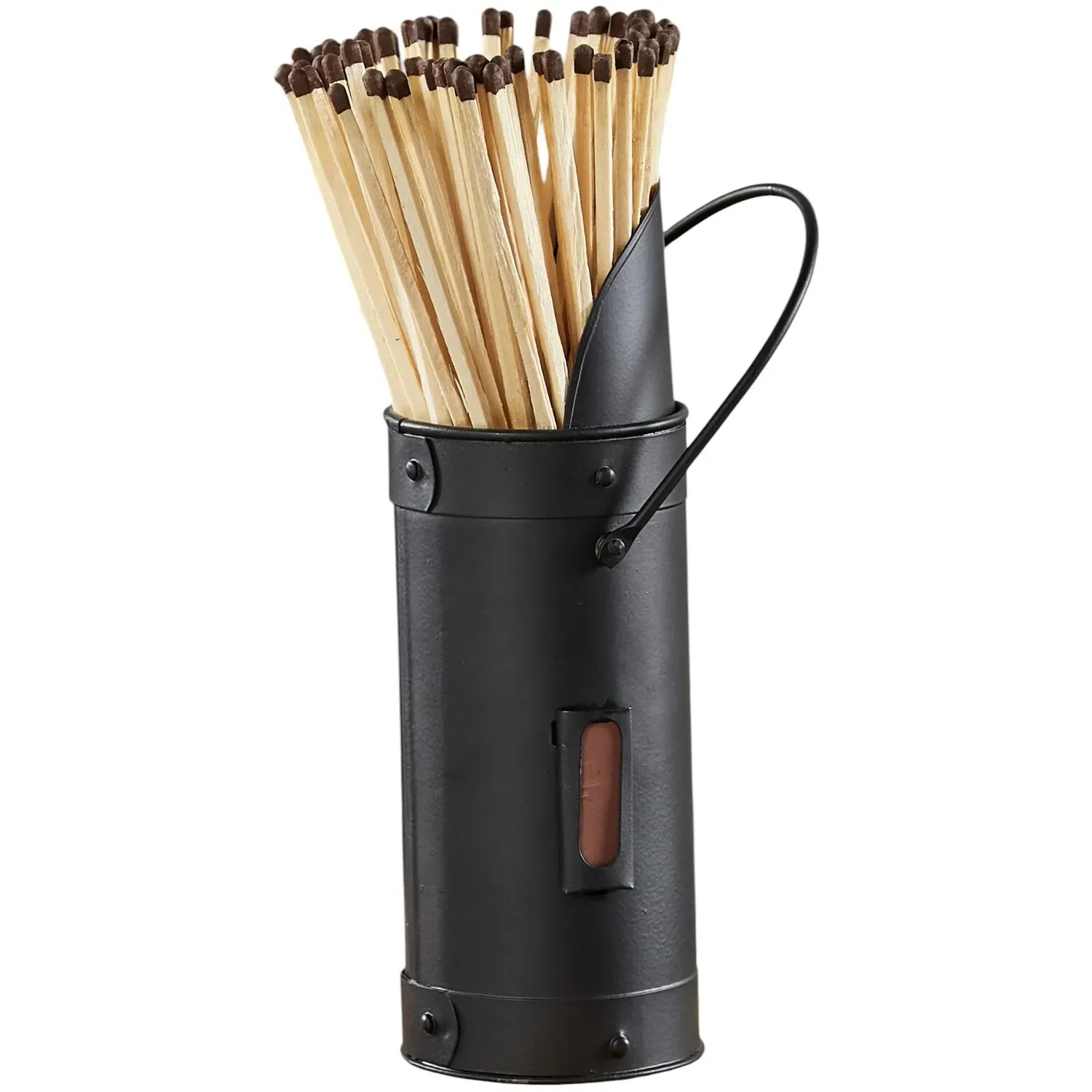 Match Holder with Long Matches - Black image