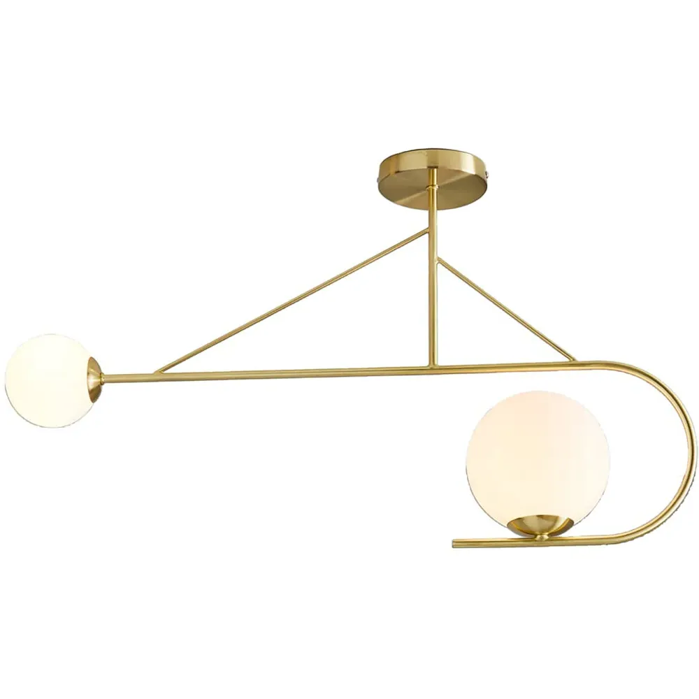 Bora 2 Light Bar Pendant Light - Gold, Brass