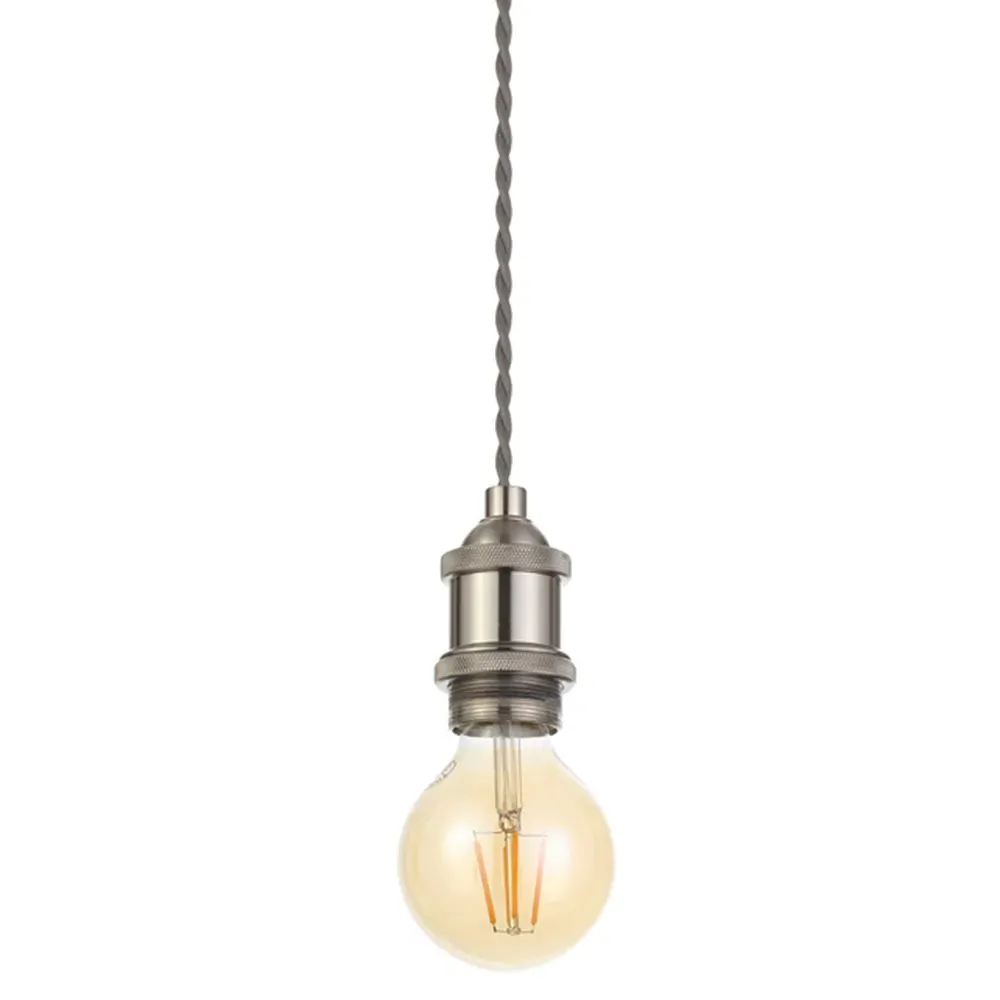 Cali Ceiling Pendant with Adjustable Cable - Nickel