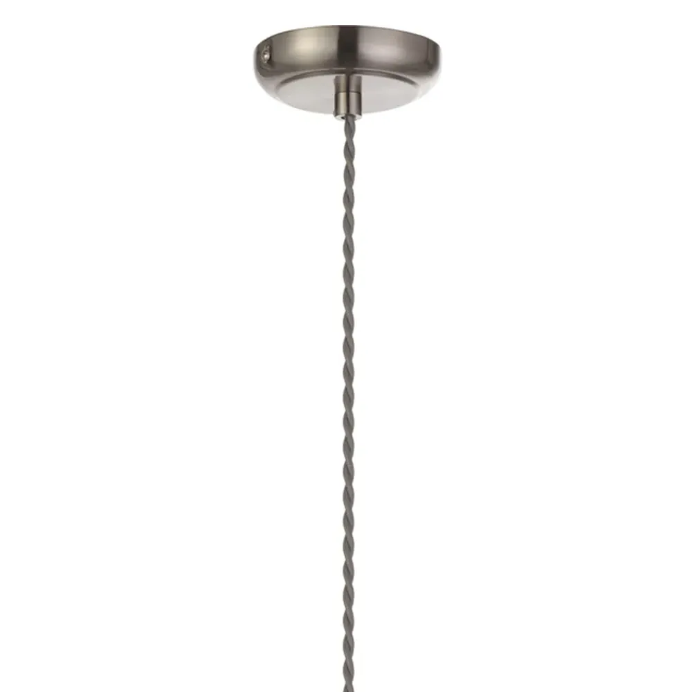 Cali Ceiling Pendant with Adjustable Cable - Nickel