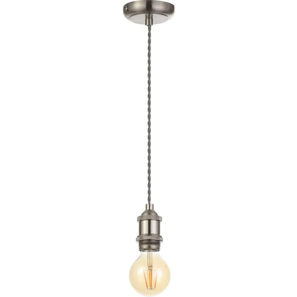 Cali Ceiling Pendant with Adjustable Cable - Nickel