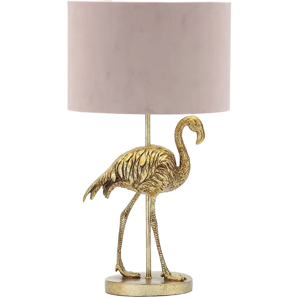 Finn Flamingo Table Lamp - Gold image