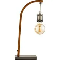 Hugo Hanging Bulb Table Lamp - Brown