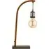 Hugo Hanging Bulb Table Lamp - Brown