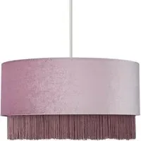 Lacy Fringed Easyfit Shade - Lilac