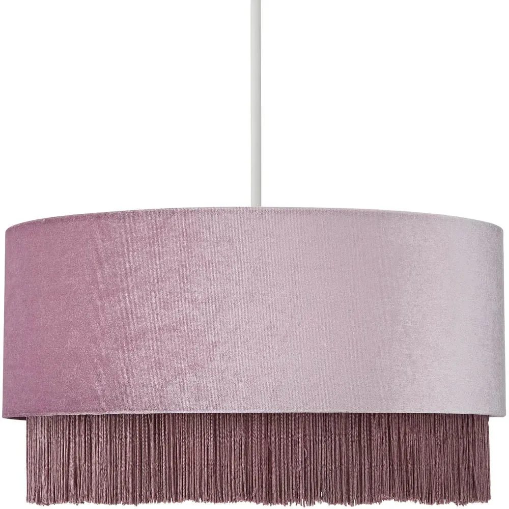 Lacy Fringed Easyfit Shade - Lilac