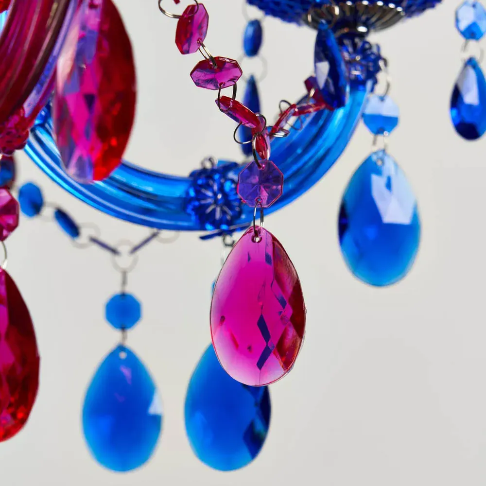 Marie Therese 5 Light Chandelier - Multi