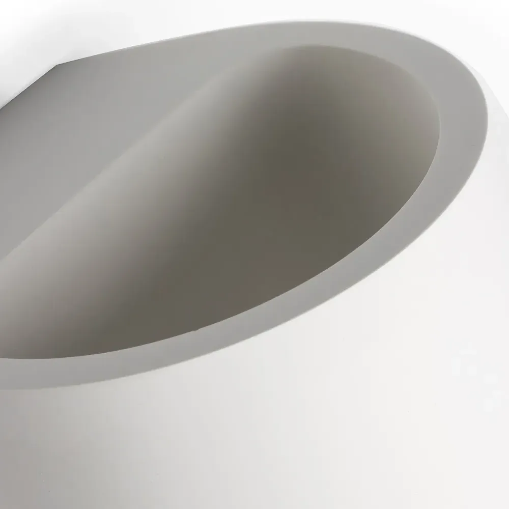 Inlight Parabol Up and Down Wall Light - White, Plaster