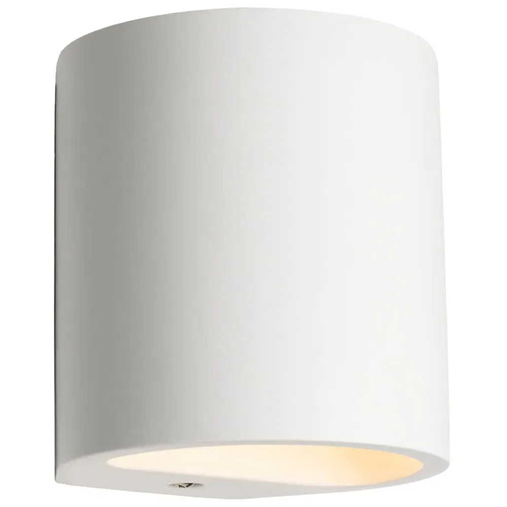 Inlight Parabol Up and Down Wall Light - White, Plaster image