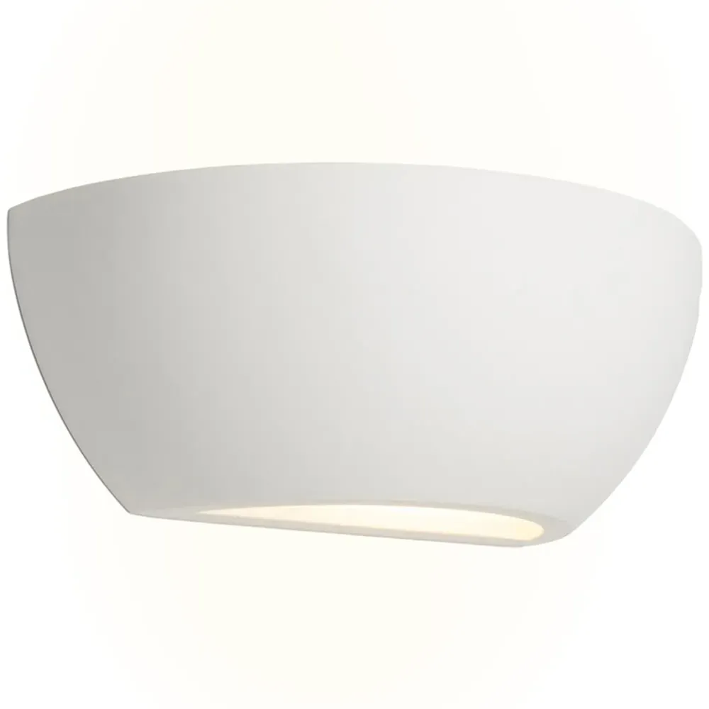 Inlight Prynce Up and Down Wall Light - White, Plaster