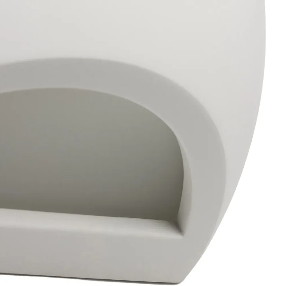 Inlight Prynce Up and Down Wall Light - White, Plaster