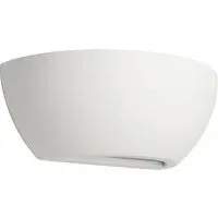 Inlight Prynce Up and Down Wall Light - White, Plaster