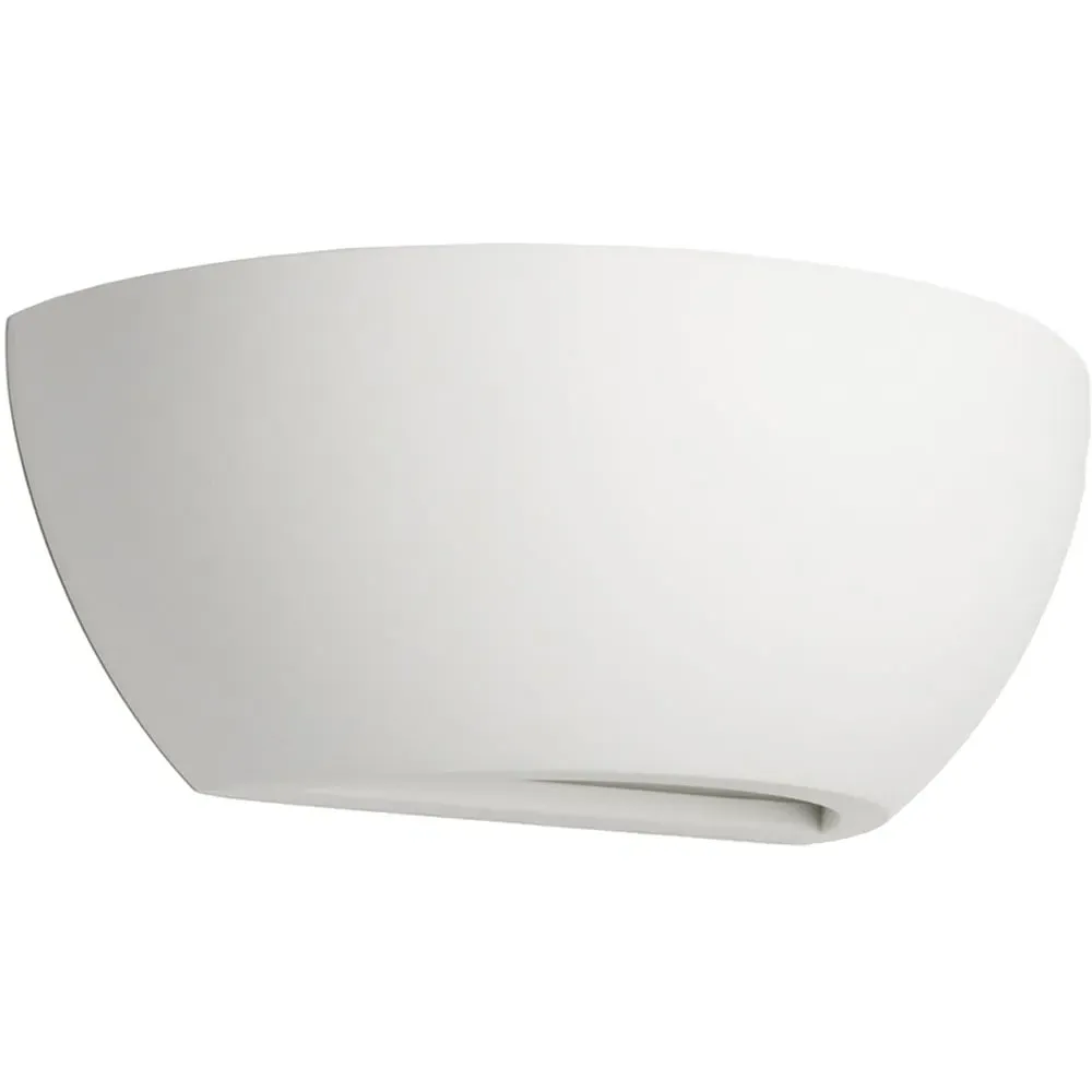 Inlight Prynce Up and Down Wall Light - White, Plaster