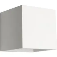 Inlight Purlie Up and Down Wall Light - White, Plaster