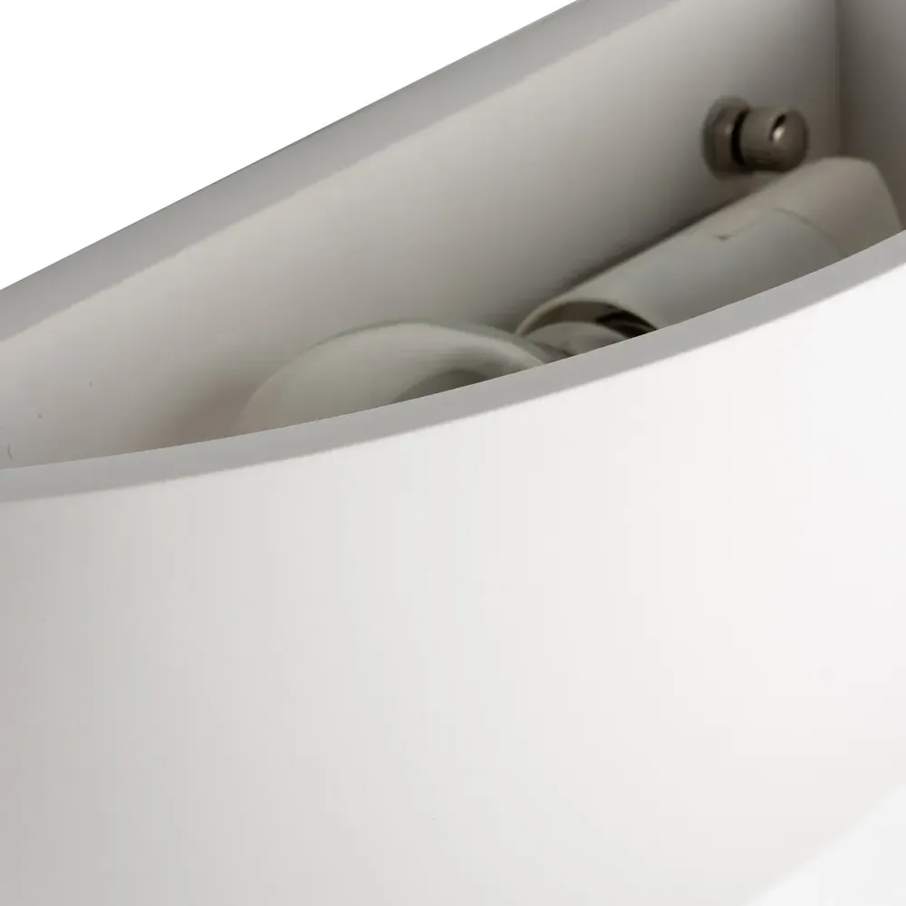 Pernie Wall Uplighter - White, Plaster