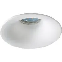 Pretoria Paintable Downlight - White, Plaster