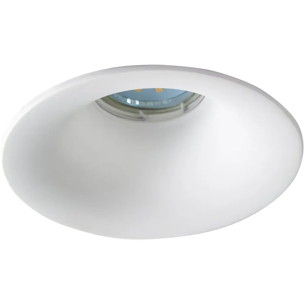 Pretoria Paintable Downlight - White, Plaster image