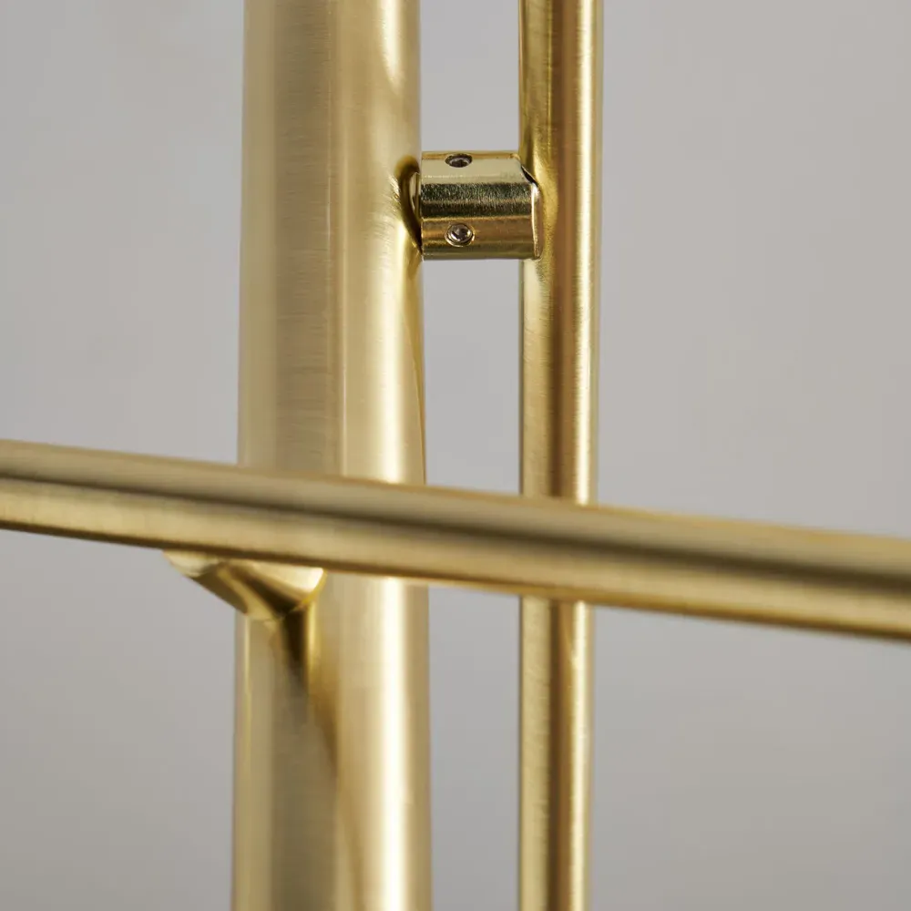 Sola 6 Light Semi Flush Ceiling Light - Gold