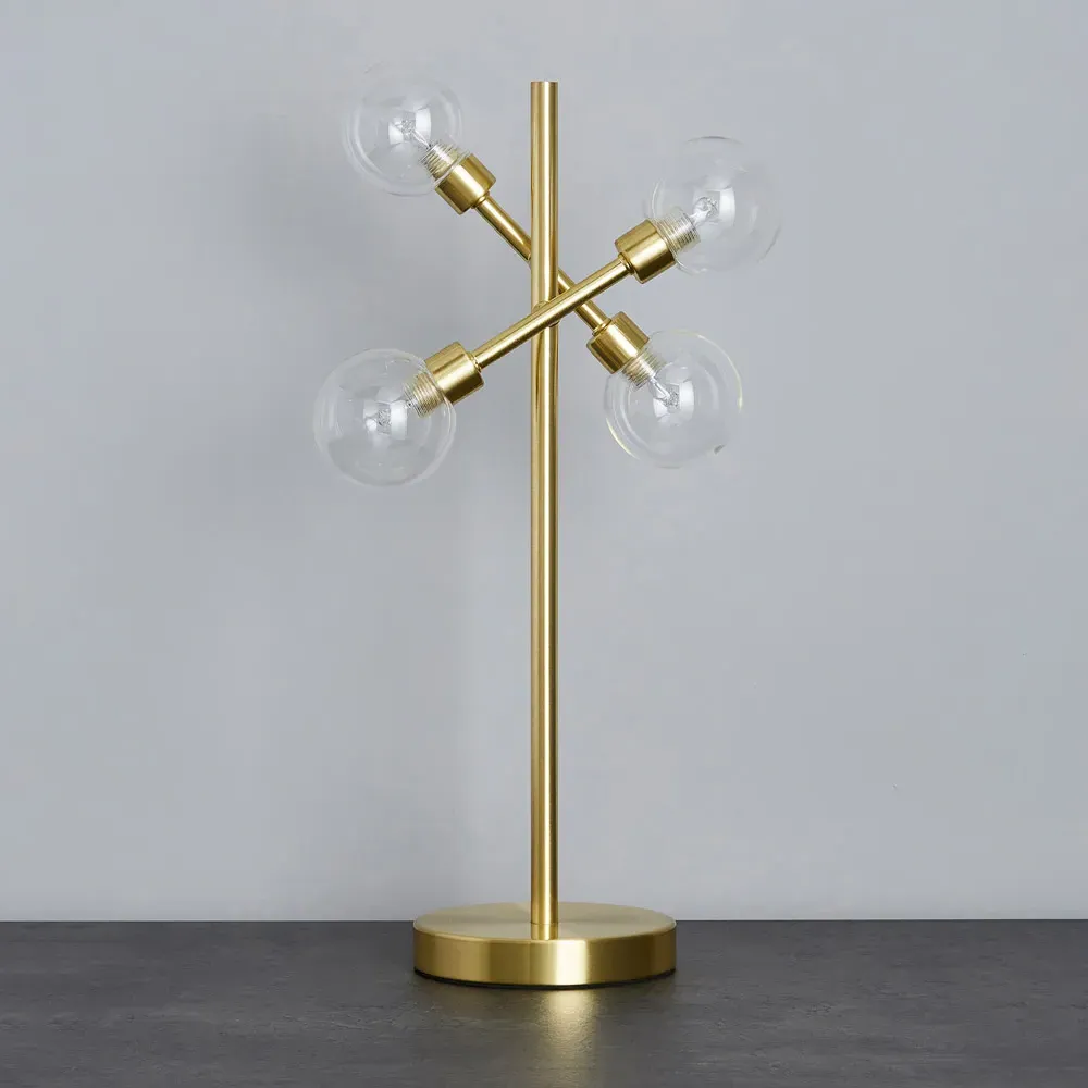 Sola Table Lamp - Gold, Glass