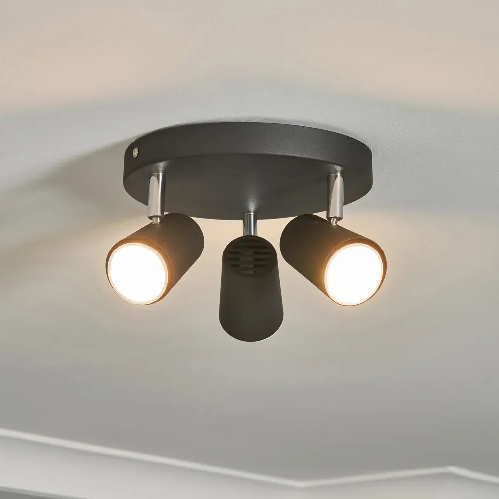 Aurora 3 Spot Light Plate - Black