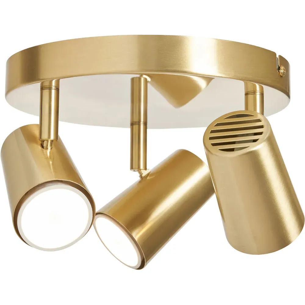 Aurora 3 Spot Light Plate - Gold