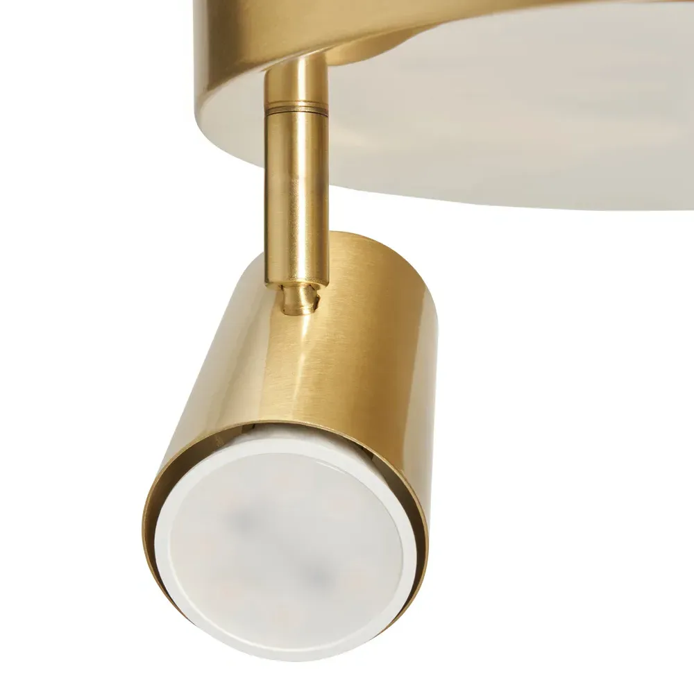 Aurora 3 Spot Light Plate - Gold