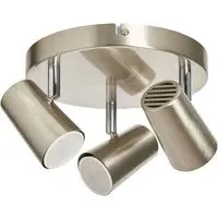 Aurora Nickel 3 Spot Light Plate - Silver