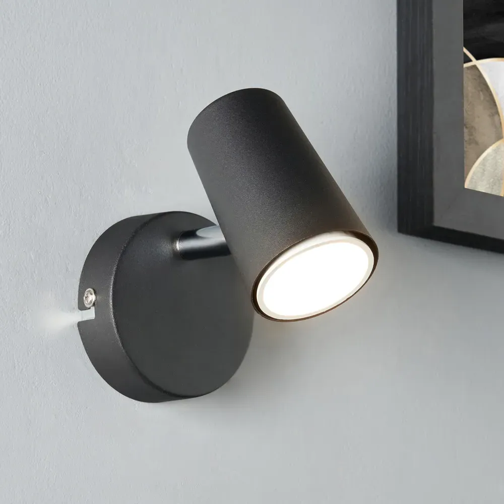 Aurora Single Spot Light - Black