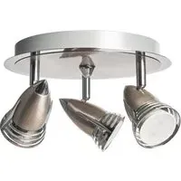 Ezra 3 Spot Light Plate - Silver