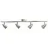 Ezra 4 Spot Light Bar - Silver, Satin Nickel