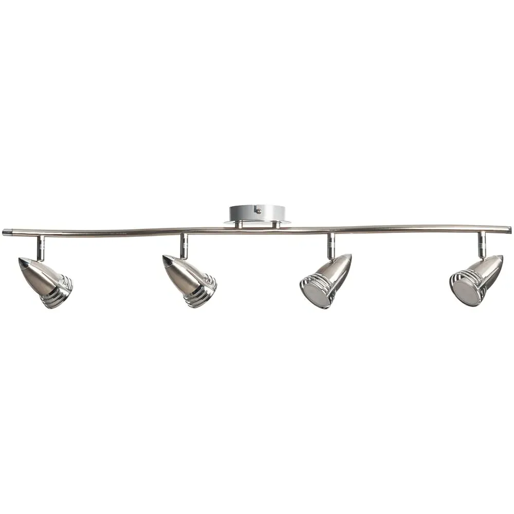 Ezra 4 Spot Light Bar - Silver, Satin Nickel image