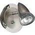 Ezra Single Spot Light - Silver, Satin Nickel