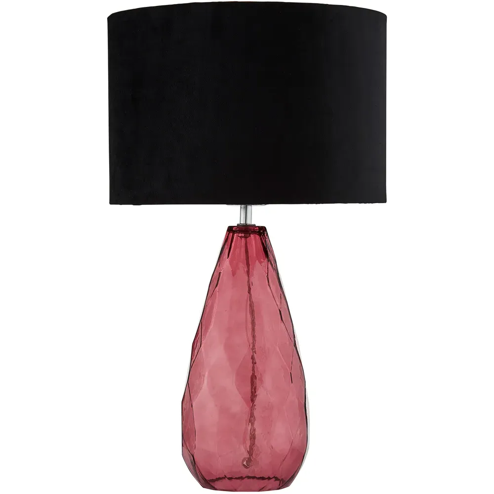 Wynter Table Lamp - Purple, Glass