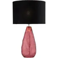 Wynter Table Lamp - Purple, Glass