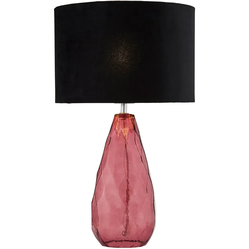 Wynter Table Lamp - Purple, Glass image