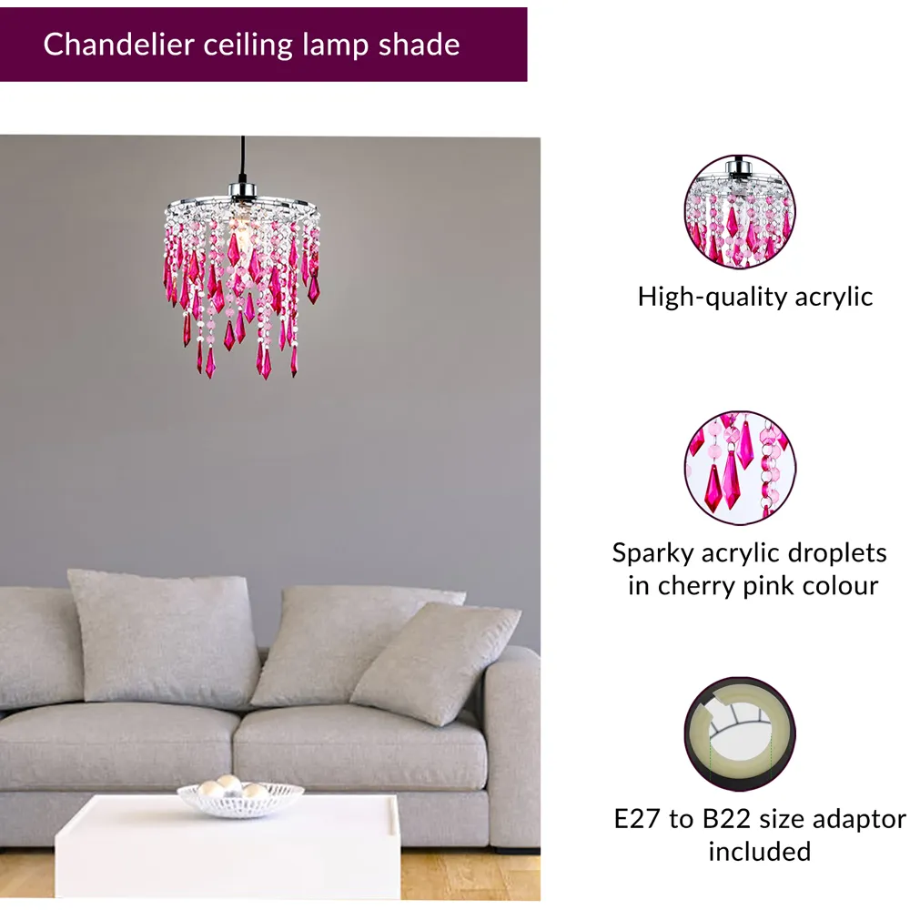 Cherry Ceiling Chandelier Light - Acrylic